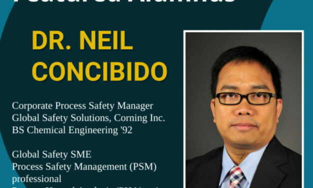 Dr. Neil Concibido is UPLB DChE’s Featured Alumnus (3rd Quarter 2021)